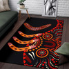 Australia Aboriginal Area Rug - Aboriginal Boomerangs With Dot Painting Pattern