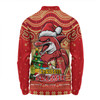 Redcliffe Dolphins Long Sleeve Polo Shirt Aussie Ugly Christmas For Die Hard Fan Supporters
