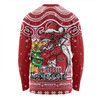St. George Illawarra Dragons Long Sleeve T-shirt Aussie Ugly Christmas For Die Hard Fan Supporters