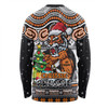 Wests Tigers Long Sleeve T-shirt Aussie Ugly Christmas For Die Hard Fan Supporters