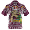 Queensland Maroons Zip Polo Shirt Aussie Ugly Christmas For Die Hard Fan Supporters