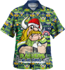 Canberra Raiders Hawaiian Shirt Merry Ugly Christmas Comic Style