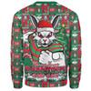 South Sydney Rabbitohs Sweatshirt Merry Ugly Christmas Comic Style