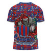 Newcastle Knights T-Shirt Merry Ugly Christmas Comic Style