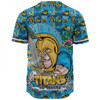 Gold Coast Titans Baseball Shirt Merry Ugly Christmas Comic Style