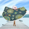 Australia Beach Blanket Australian Colorful Flowers Background