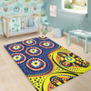 Australia Area Rug A Bright And Colorful Background With Aboriginal Inspired Dot Art