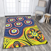 Australia Area Rug A Bright And Colorful Background With Aboriginal Inspired Dot Art