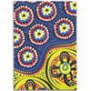 Australia Area Rug A Bright And Colorful Background With Aboriginal Inspired Dot Art