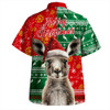 Australia Hawaiian Shirt Aboriginal Dot With Kangaroo Santa Hat Designs