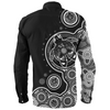 Australia Long Sleeve Shirt Indigenous Turtle Aboriginal Dot Art