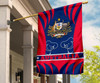 Australia Flag Parade - Australia Coat Of Arms With Koala National Color Ver1