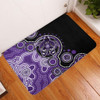 Australia Doormat Indigenous Turtle Aboriginal Dot Art