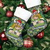 Canberra Raiders Christmas Stocking Merry Ugly Christmas Comic Style