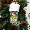 Canberra Raiders Christmas Stocking Merry Ugly Christmas Comic Style