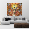 Australia Tapestry Aboriginal Kangaroo Dreaming With Dot Art