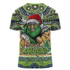 Canberra Raiders T-Shirt Aboriginal Xmas Special Ugly Christmas Style