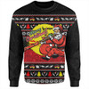 Australia Sweatshirt Aboriginal Didgeridoo Santa Christmas