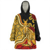 Australia Snug Hoodie Aboriginal Kangaroo Journey