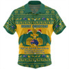 Australia Hawaiian Shirt Scorching Australia Christmas Green