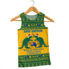 Australia Men Singlet Scorching Australia Christmas Green