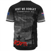 Australia Baseball Shirt Sunset Of Sacrifice And Remembrance Day Honor