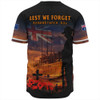 Australia Baseball Shirt Sunset Of Sacrifice And Remembrance Day Honor