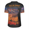 Australia Rugby Jersey Sunset Of Sacrifice And Remembrance Day Honor