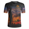 Australia Rugby Jersey Sunset Of Sacrifice And Remembrance Day Honor