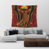 Australia Tapestry Aboriginal Kangaroo Spirit Dreaming