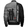 Australia Bomber Jacket Remembrance Day We Shall Not Forget We Will Remember Them