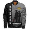 Australia Bomber Jacket Remembrance Day We Shall Not Forget We Will Remember Them