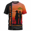 Australia T-Shirt Remembrance Day We Shall Not Forget We Will Remember Them