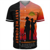 Australia Baseball Shirt Remembrance Day We Shall Not Forget We Will Remember Them