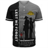 Australia Baseball Shirt Remembrance Day We Shall Not Forget We Will Remember Them
