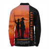 Australia Long Sleeve Polo Shirt Remembrance Day We Shall Not Forget We Will Remember Them