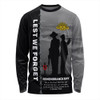 Australia Long Sleeve T-shirt Remembrance Day We Shall Not Forget We Will Remember Them