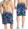 New Zealand Warriors Men Short - Aboriginal Inspired Tough Fan Rugby For Life