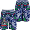 New Zealand Warriors Men Short - Aboriginal Inspired Tough Fan Rugby For Life