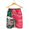 South Sydney Rabbitohs Men Short - A True Champion Will Fight Through Anything With Polynesian Patterns