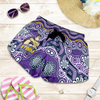 Melbourne Storm Women Shorts - Aboriginal Inspired Tough Fan Rugby For Life
