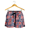 Sydney Roosters Women Shorts - Team Of Us Die Hard Fan Supporters Comic Style
