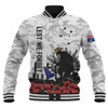 Australia Baseball Jacket Fallen But Not Forgotten Remembrance Day Tribute