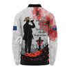 Australia Long Sleeve Polo Shirt Blood And Honor Remembrance Day Tribute