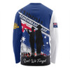 Australia Long Sleeve T-shirt Australian Heroes Remembrance Day Tribute
