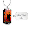 Australia Dog Tag We Shall Not Forget We Will Remember Them