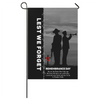 Australia Garden Flag We Shall Not Forget We Will Remember Them