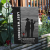 Australia Garden Flag We Shall Not Forget We Will Remember Them