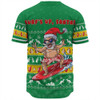 Australia Baseball Shirt Merry Christmas Mate Surf's Up Santa