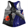 Australia Women Racerback Singlet Remembrance Day Australian Fallen Heroes